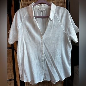 Madewell Lightspun Button Front Shirt